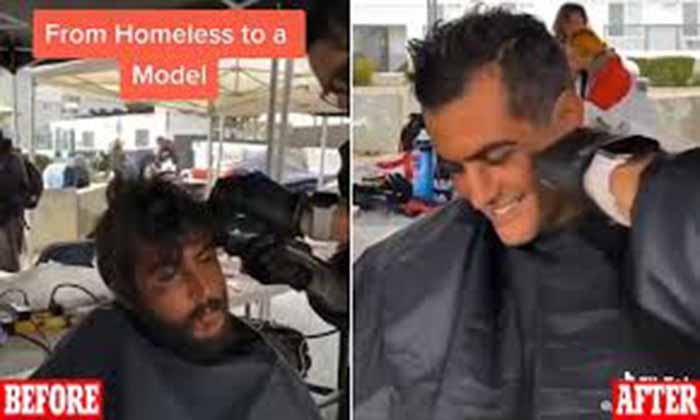 From homeless to a model